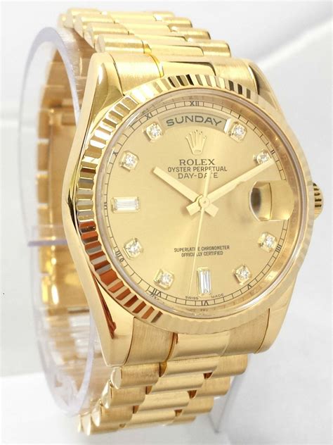 rolex day date president gold champagne|rolex day date president 36mm.